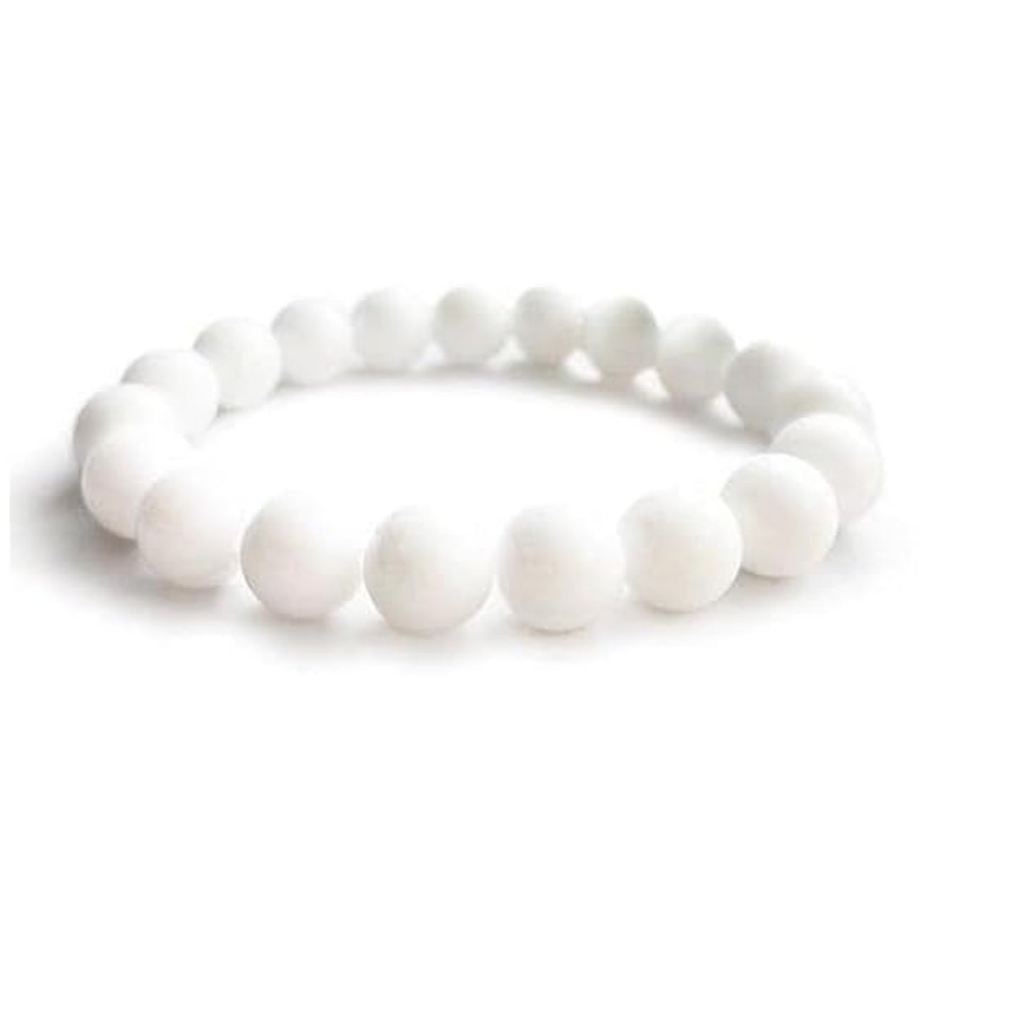 BRAHMAGYAAN Natural Botswana Agate Bracelet – Handmade Grey Banded Gemstone Bead Stretch Bracelet for Balance, Strength & Everyday Elegance