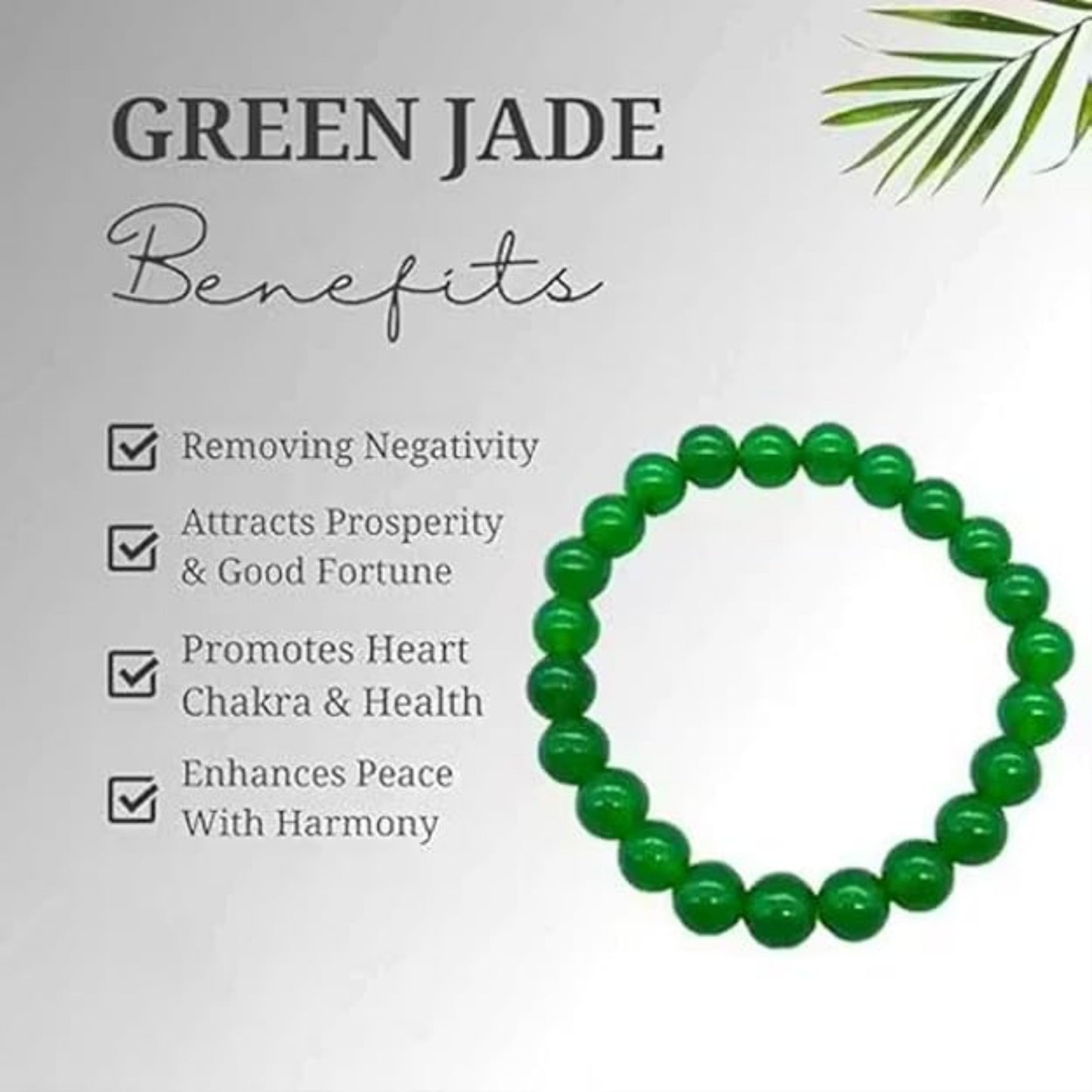 BRAHMAGYAAN Natural Green Aventurine Bracelet – Handmade Green Gemstone Bead Stretch Bracelet for Prosperity, Growth & Everyday Elegance