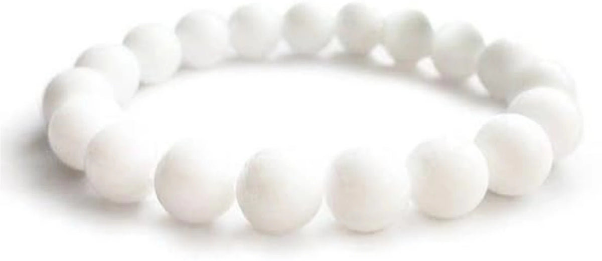 Brhmagyaan Clear Quartz Beads Bracelet