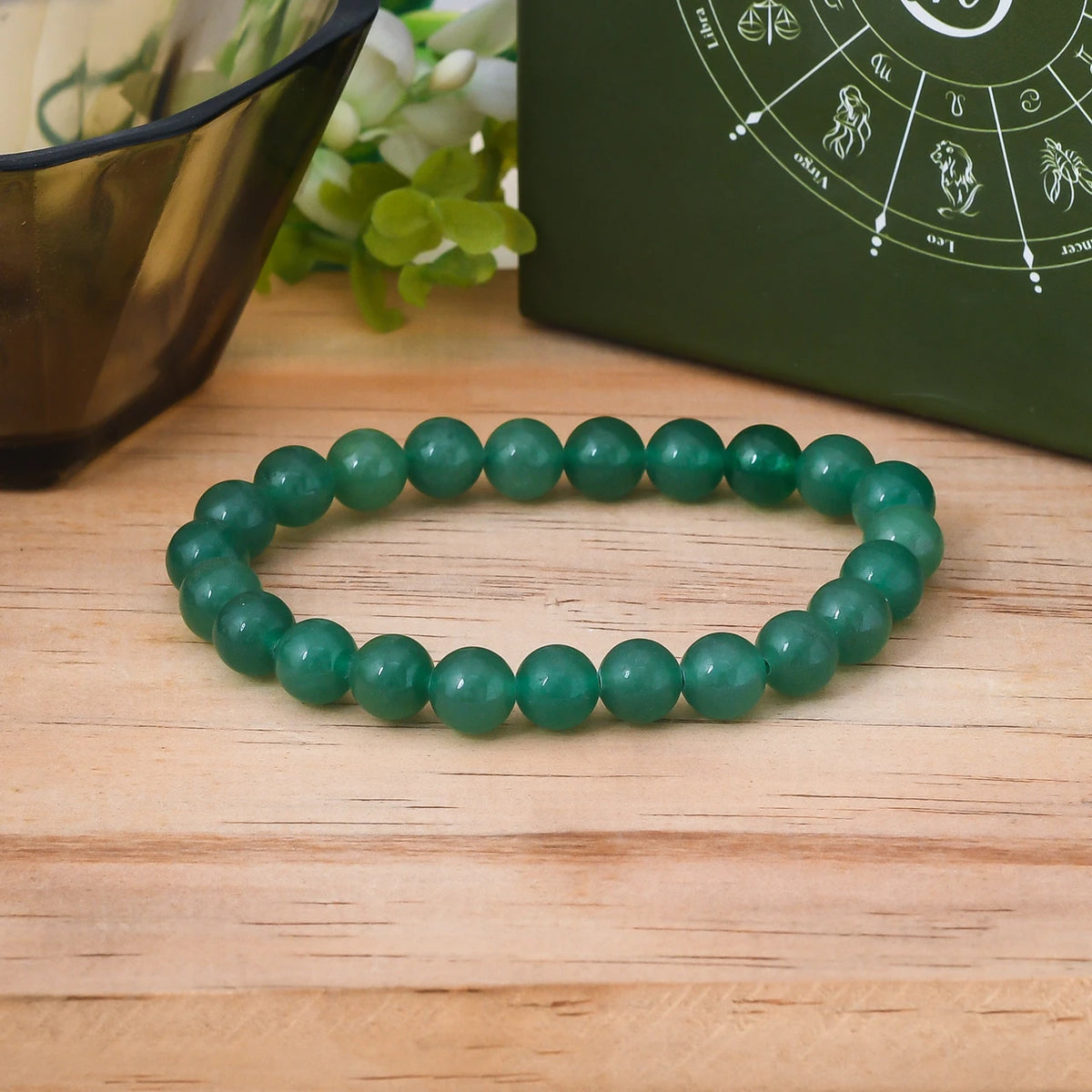 Brhmagyaan Green Aventurine Bracelet