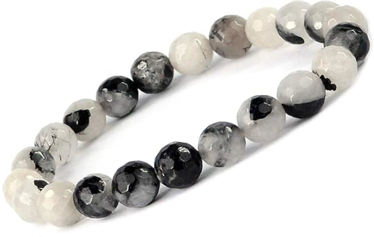 Brhmagyaan Stone Tourmaline, Quartz Bracelet