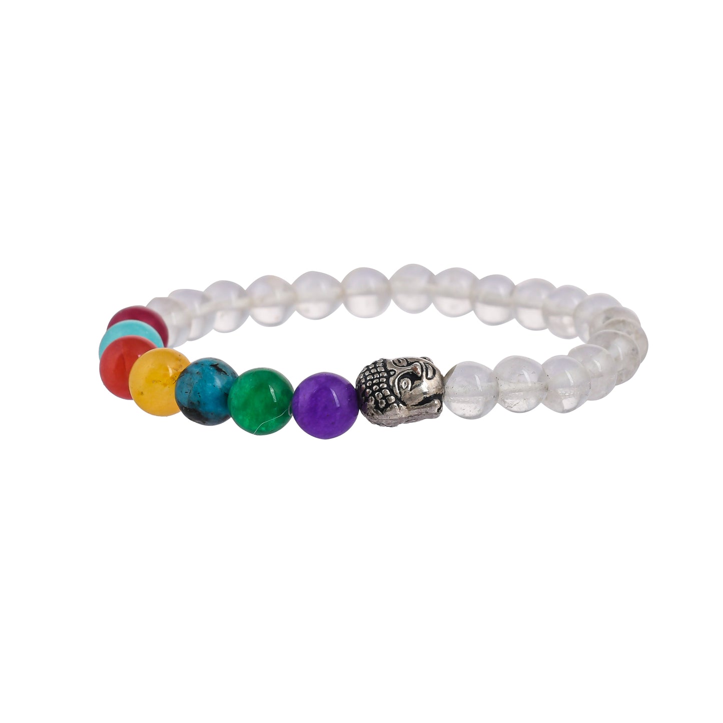 Balancing Energies: Embrace the Harmonious 7 Chakra Sphatik Bracelet