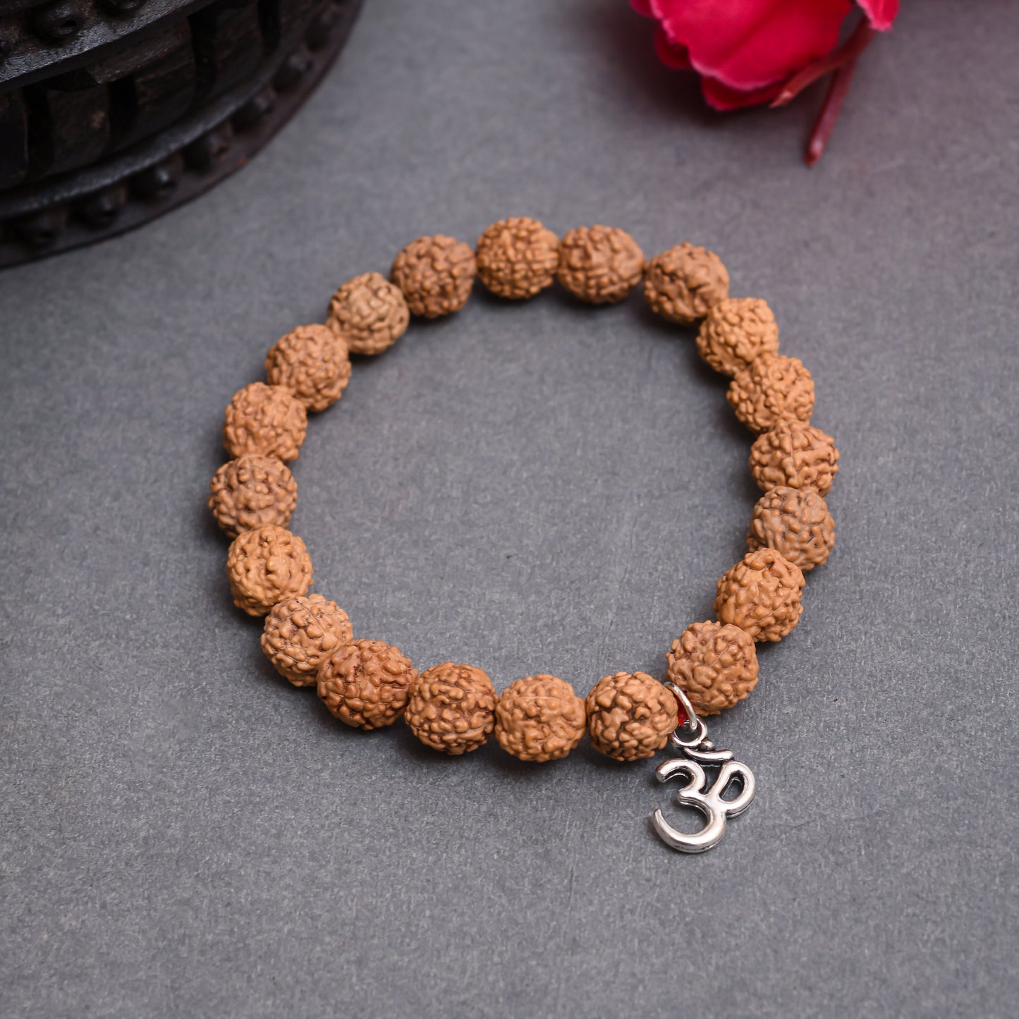 Sacred Serenity: Experience the Harmonious Energy of Rudraksha OM Bracelet