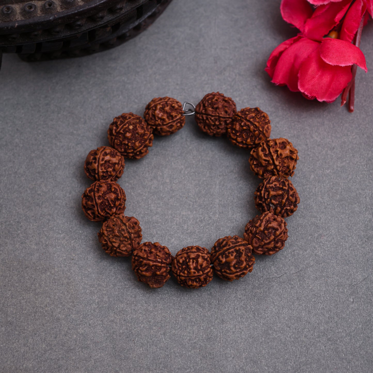 Sacred Serenity: Embrace the Divine Power of the Rudraksha 5 Mukhi Bracele