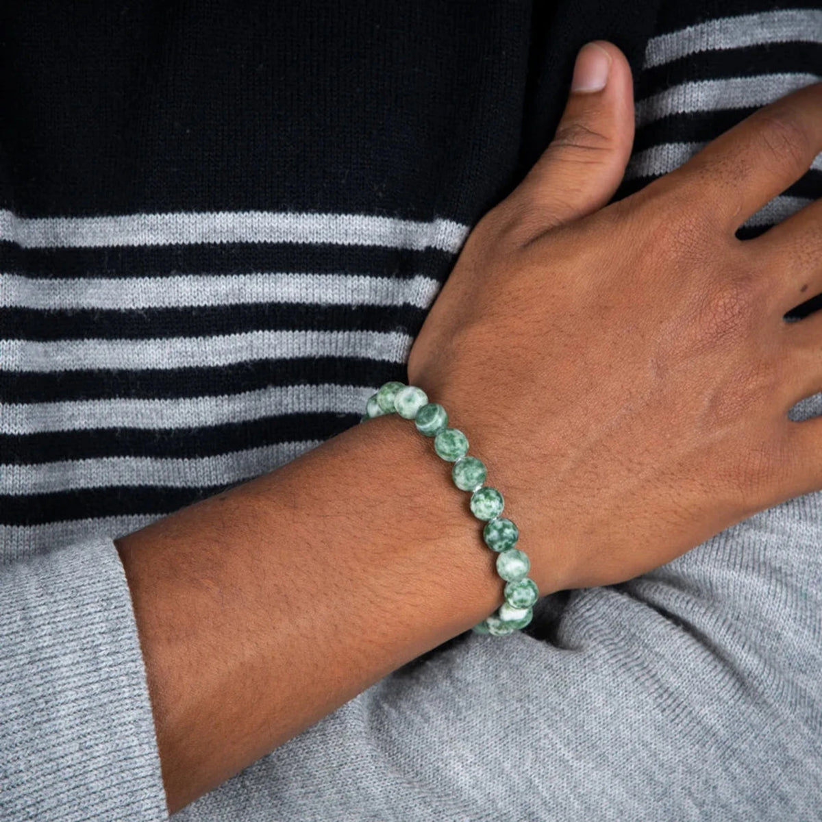 Brhmagyaan Alloy Agate Bracelet