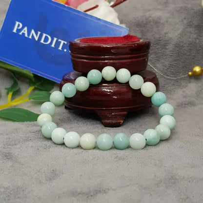 Brhmagyaan Amazonite Beads Bracelet
