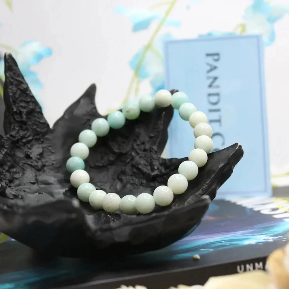 Brhmagyaan Amazonite Beads Bracelet