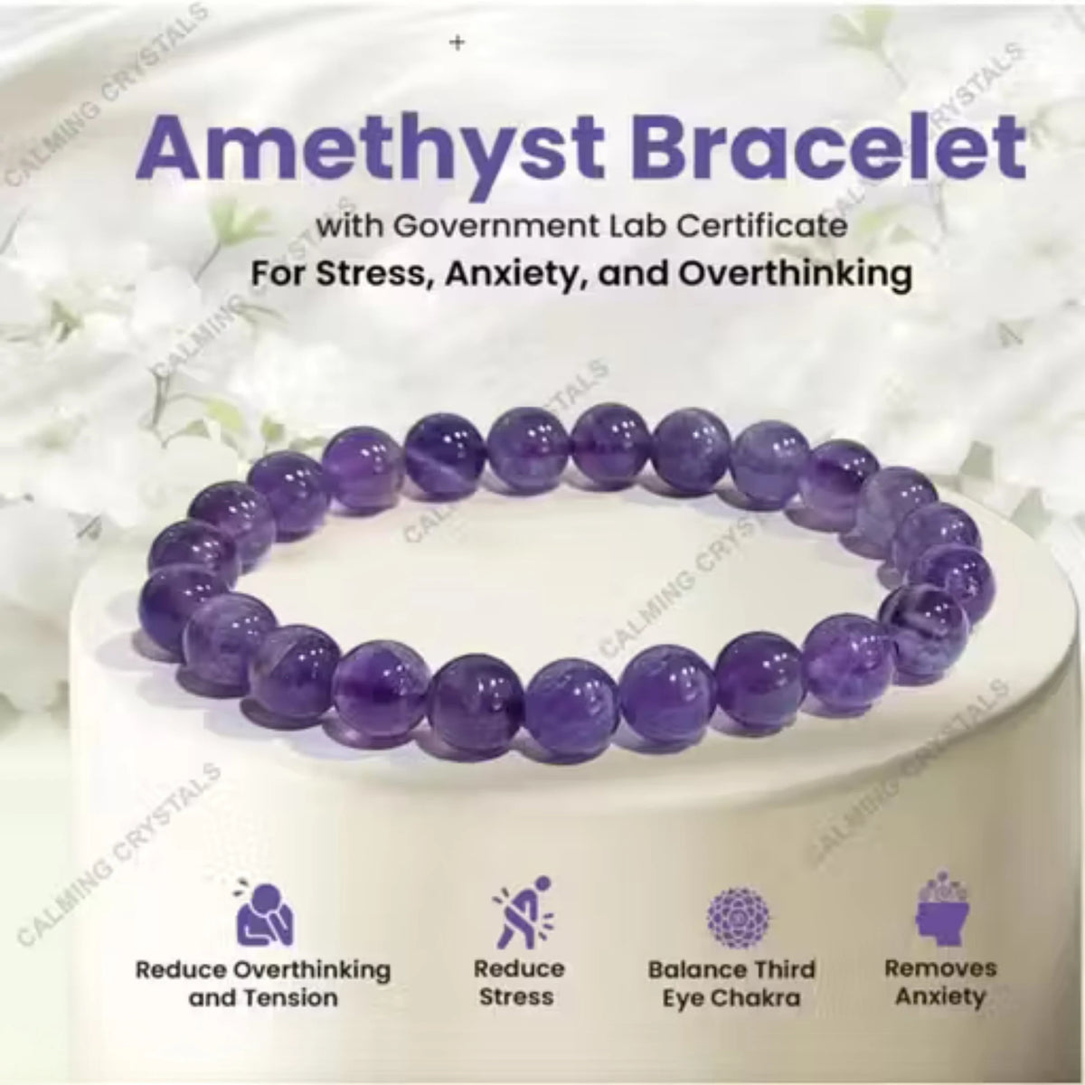 Brhmagyaan Amethyst Bracelet