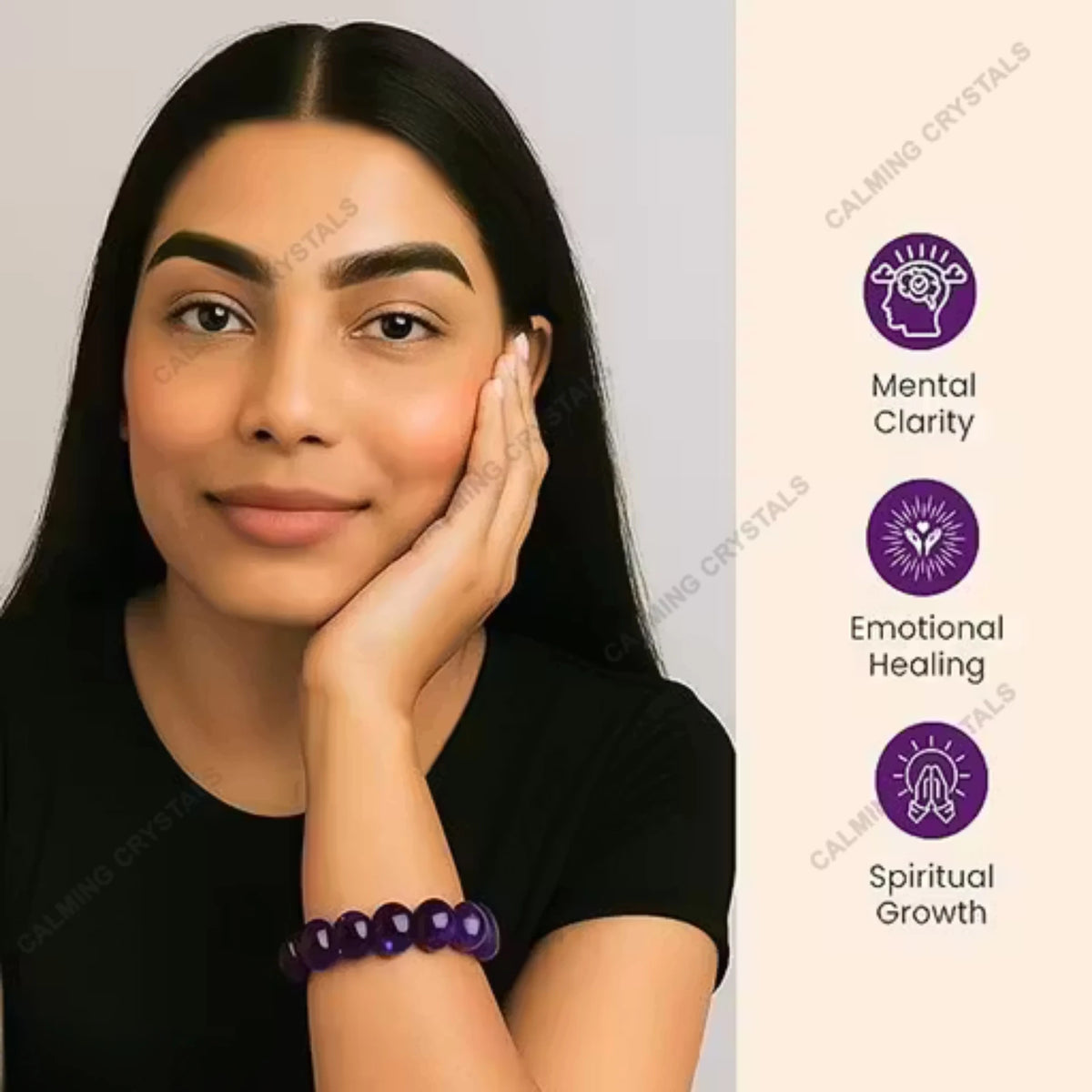 Brhmagyaan Amethyst Bracelet