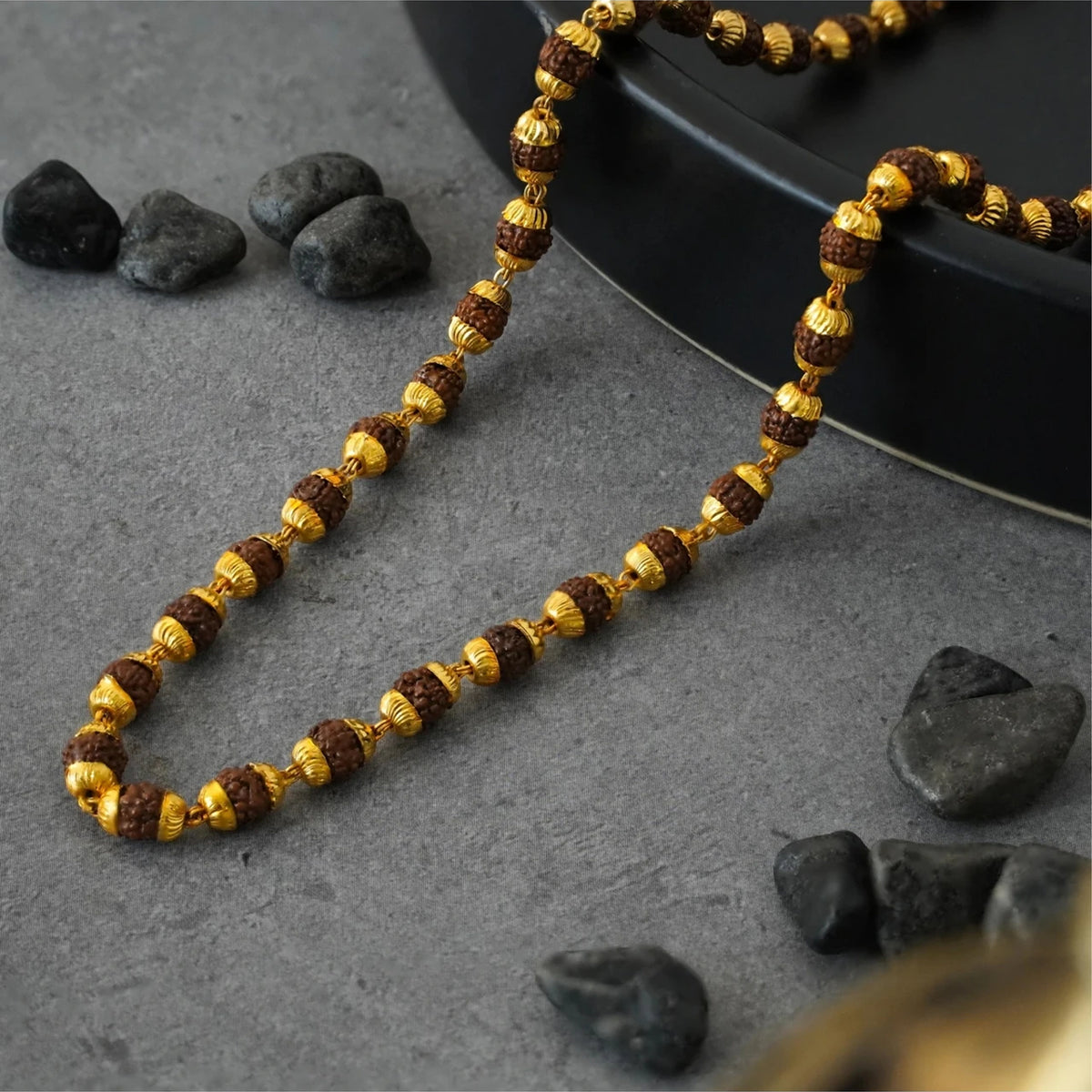 Brhmagyaan Beads Rudraksha Necklace