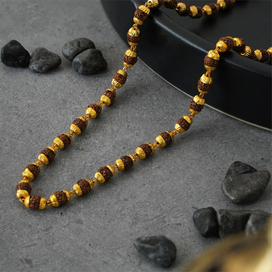 Brhmagyaan Beads Rudraksha Necklace