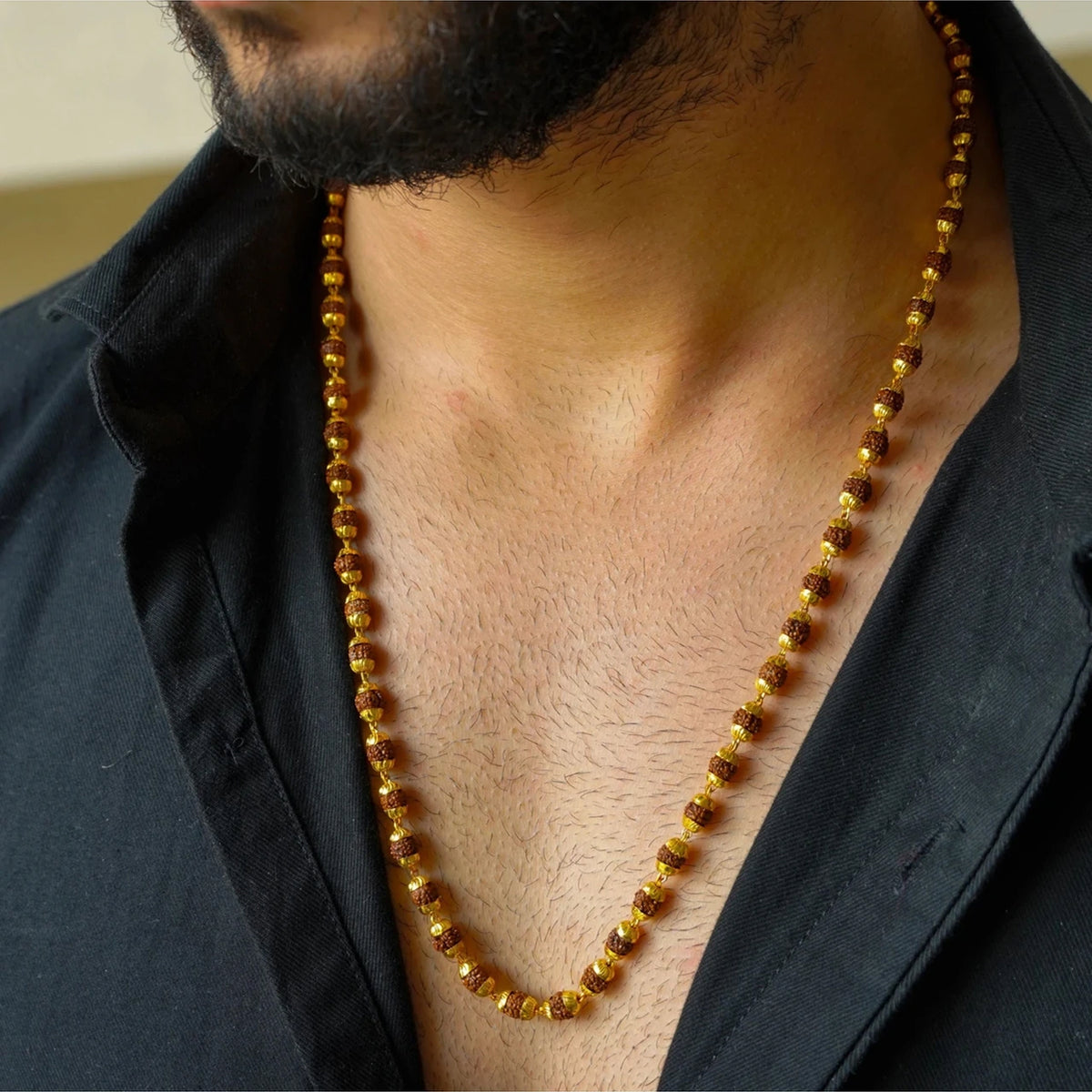 Brhmagyaan Beads Rudraksha Necklace