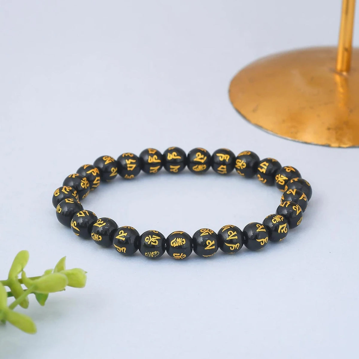 Brhmagyaan Black Obsidian Bracelet