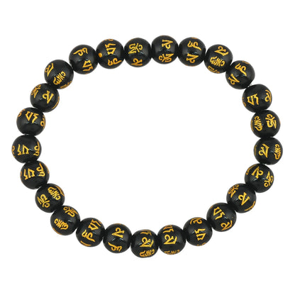 Brhmagyaan Black Obsidian Bracelet