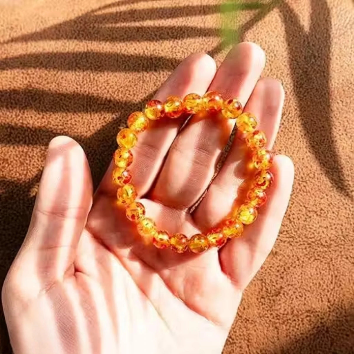 Brhmagyaan Citrine Amber Bracelet