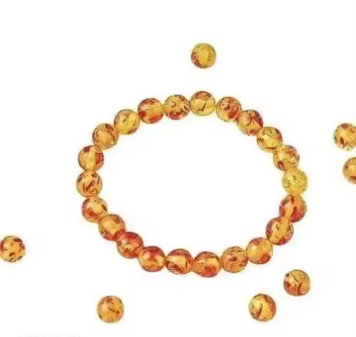 Brhmagyaan Citrine Amber Bracelet