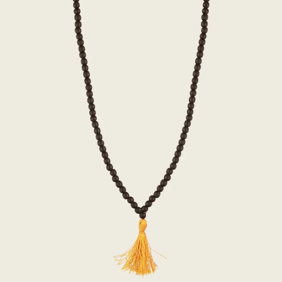 Brhmagyaan Karungali Mala Beads Wood Necklace