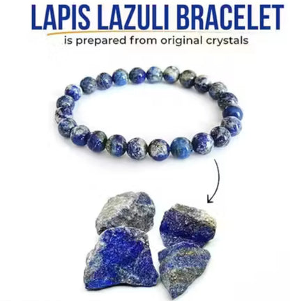 Brhmagyaan Lapiz Lazuli Beads, Lapis Lazuli Bracelet