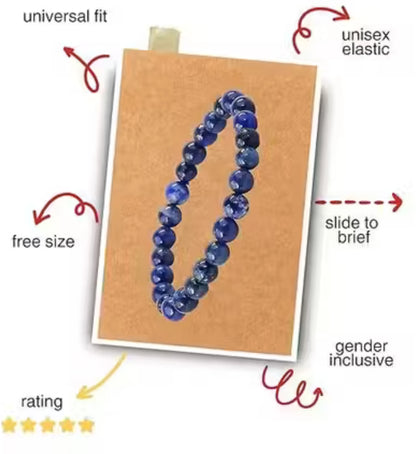 Brhmagyaan Lapiz Lazuli Lapis Lazuli Bracelet