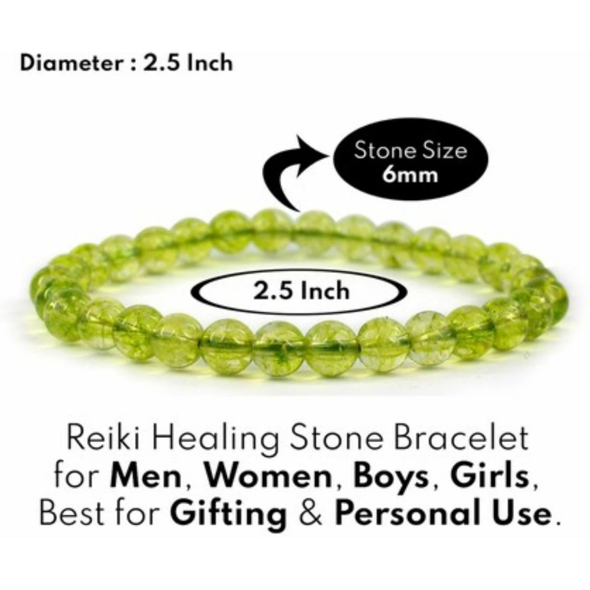 Brhmagyaan Peridot Peridot Bracelet