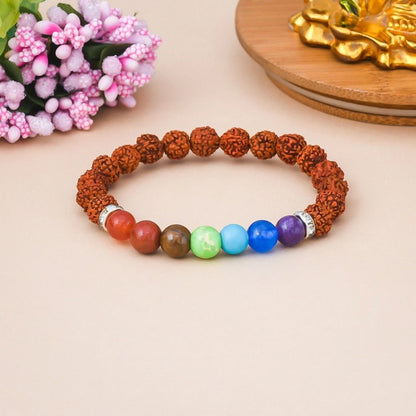 Brhmagyaan Rudraksha Beads Bracelet