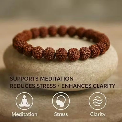 Brhmagyaan Rudraksha Beads Bracelet
