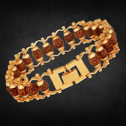 Brhmagyaan Rudraksha Beads Bracelet