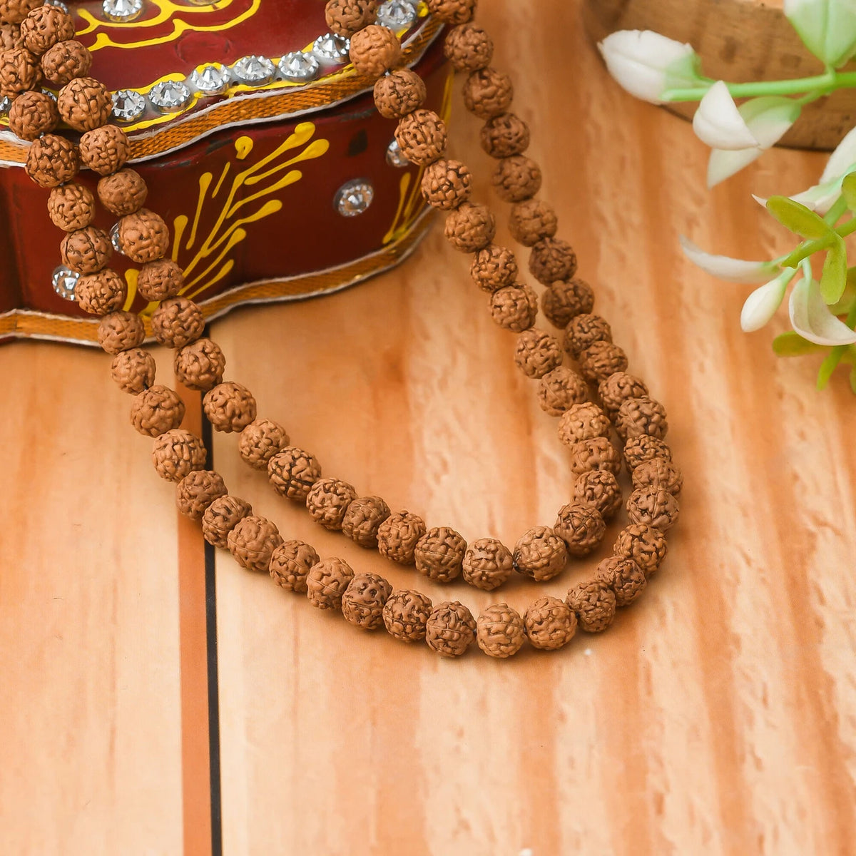 Brhmagyaan Rudraksha Mala – Energize Your Spirit (108 Beads) Rudraksha Chain