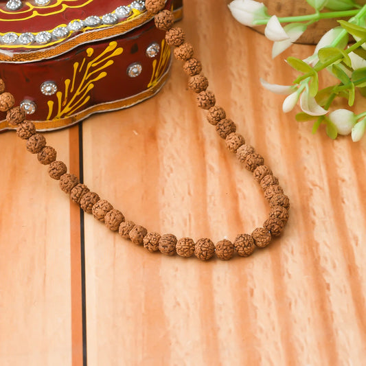 Brhmagyaan Rudraksha Mala – Energize Your Spirit (108 Beads) Rudraksha Chain