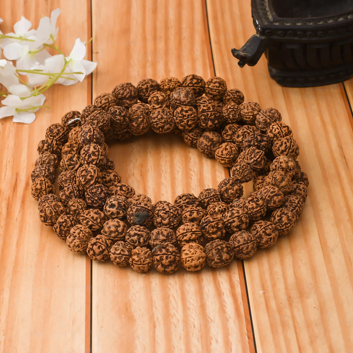 Brhmagyaan Rudraksha Mala – Energize Your Spirit (108 Beads) Rudraksha Chain