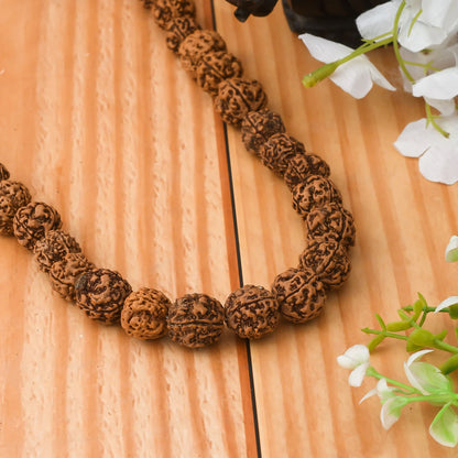 Brhmagyaan Rudraksha Mala – Energize Your Spirit (108 Beads) Rudraksha Chain