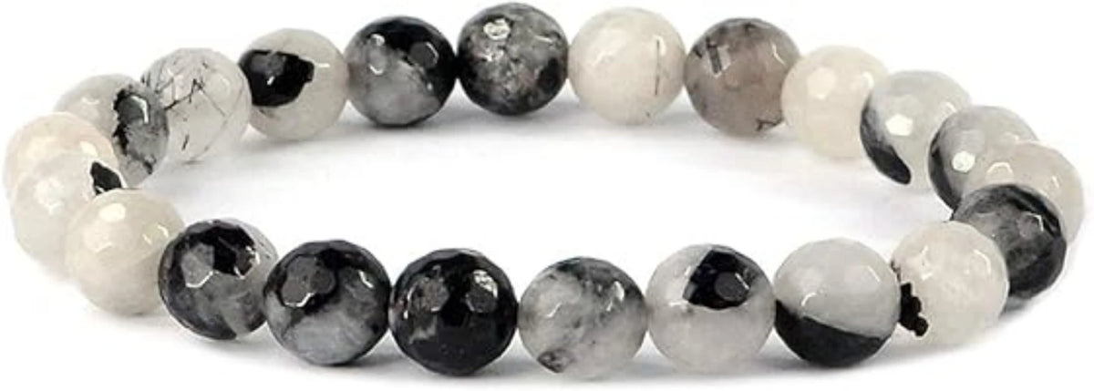 Brhmagyaan Stone Tourmaline, Quartz Bracelet