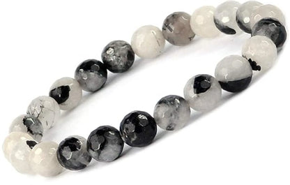 Brhmagyaan Stone Tourmaline, Quartz Bracelet