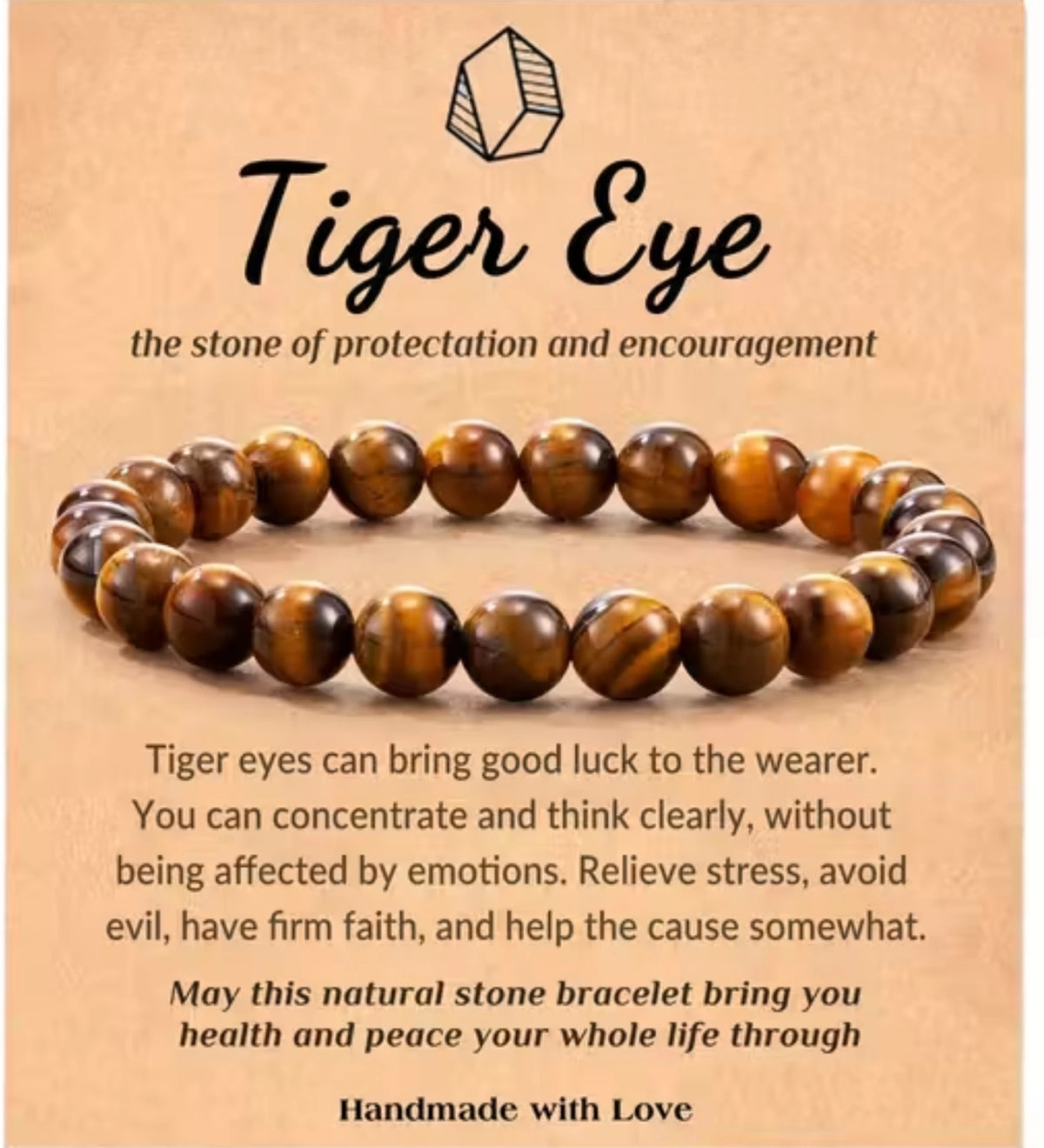 Brhmagyaan Tiger's Eye Bracelet