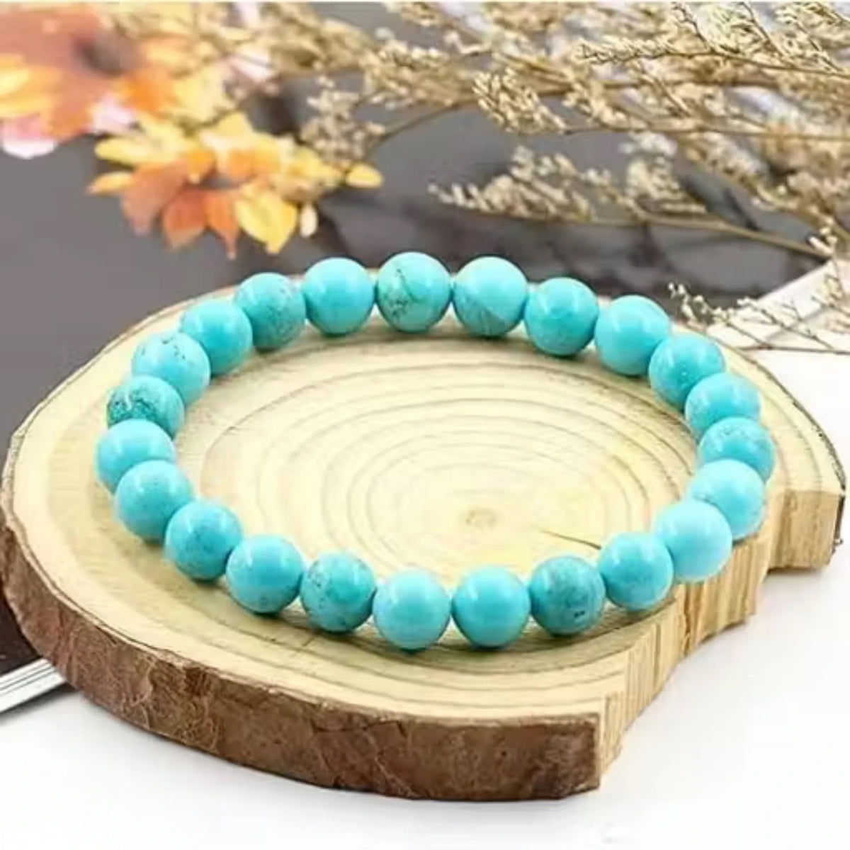 Brhmagyaan Turquoise Beads, Turquoise Bracelet