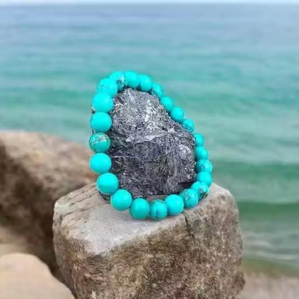 Brhmagyaan Turquoise Turquoise Bracelet