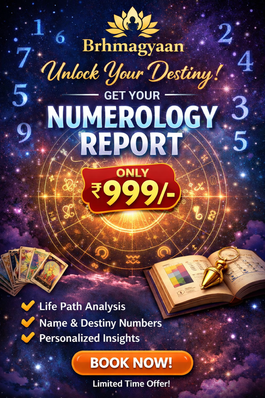 Brhmagyaan Numerology Report - Unlock Your Destiny for ₹999