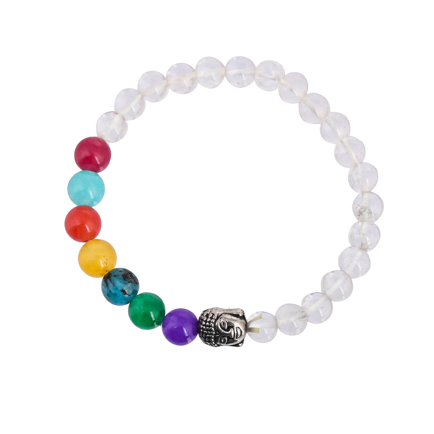 Balancing Energies: Embrace the Harmonious 7 Chakra Sphatik Bracelet