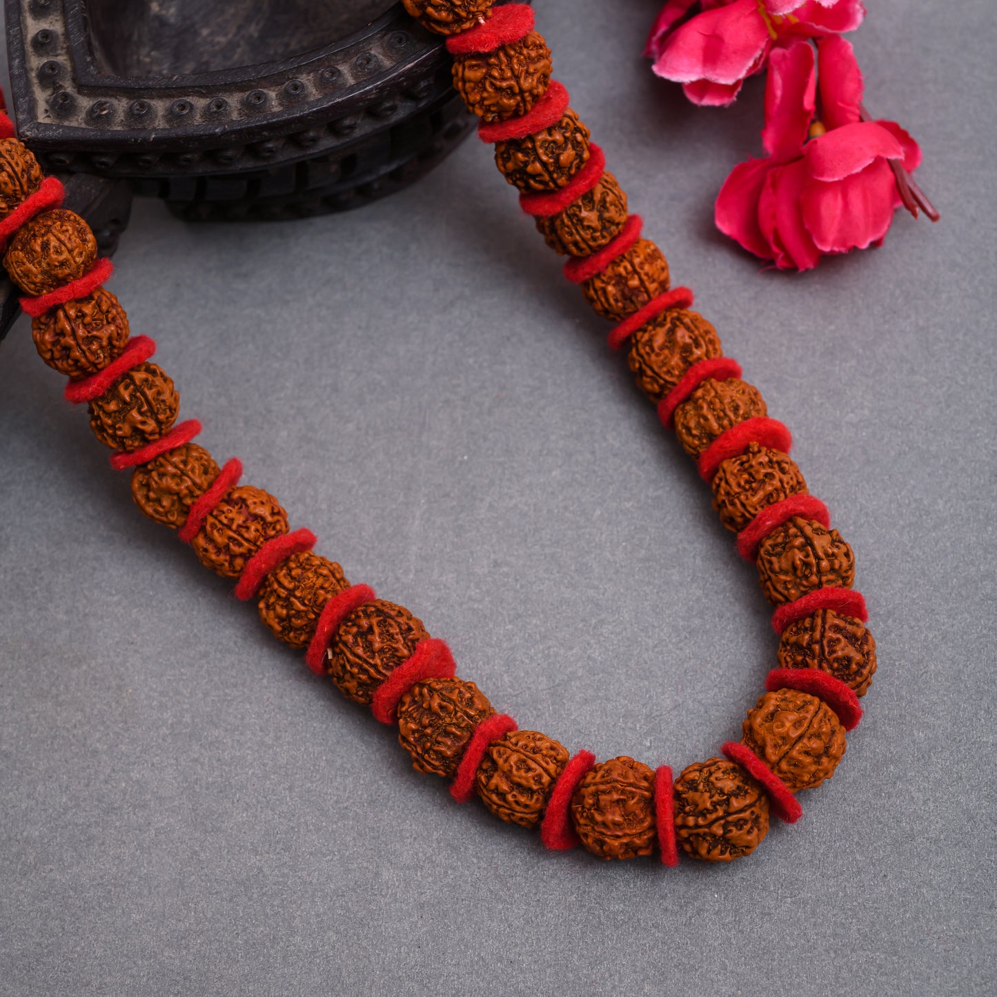 Soulful Journey: Embrace the Sacred Rudraksha Kantha Mala with 54 Beads