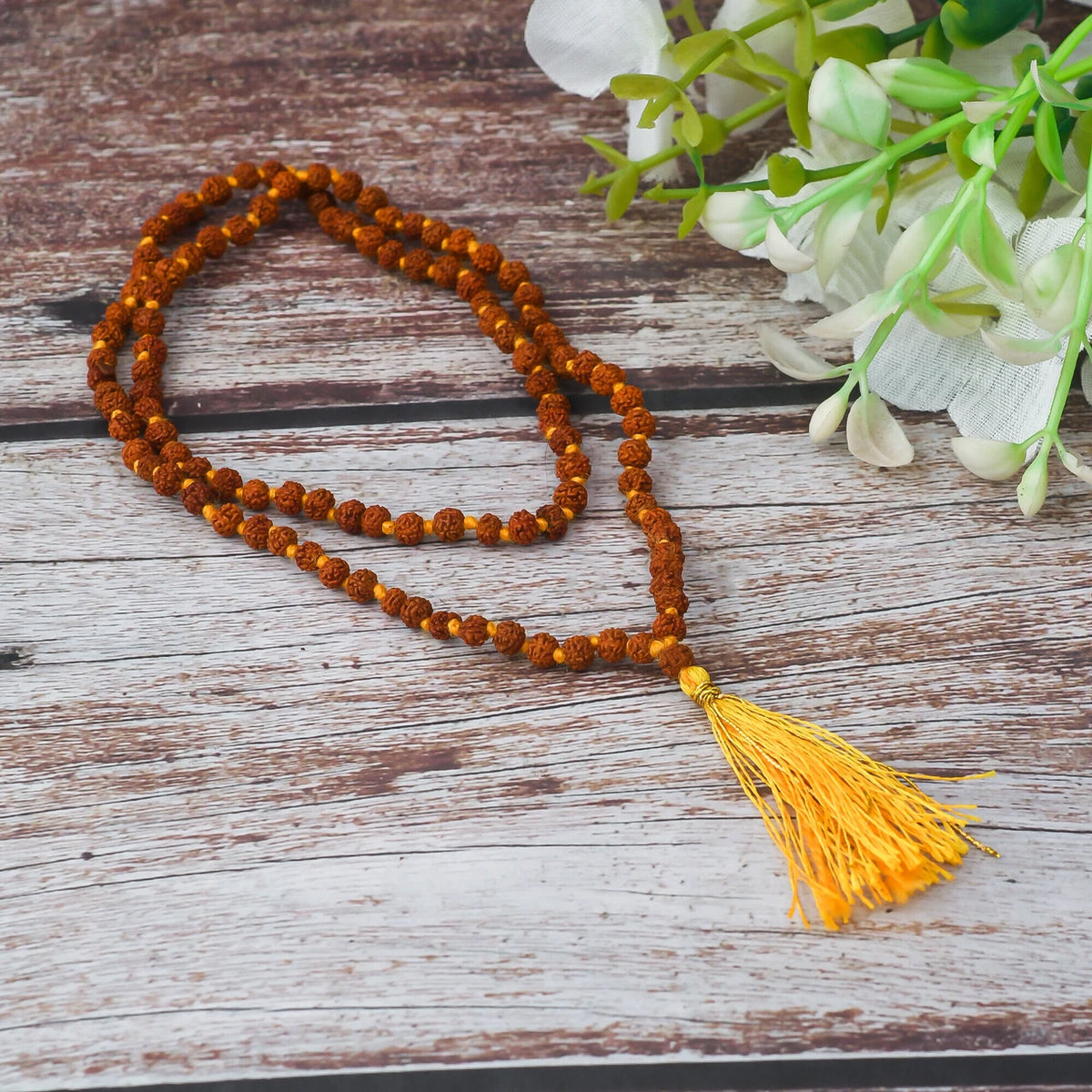 Brhmagyaan Rudraksha Mala – Energize Your Spirit (108 Beads) Rudraksha Chain