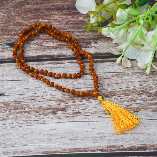 Brhmagyaan Rudraksha Mala – Energize Your Spirit (108 Beads) Rudraksha Chain