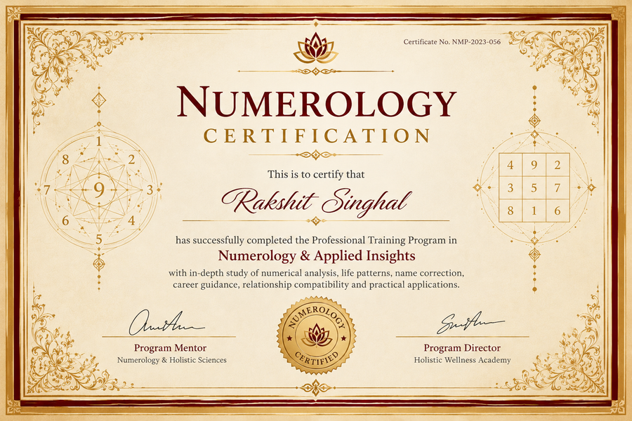 Numerology Certification