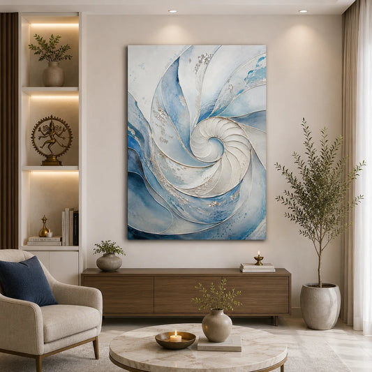 Brhmagyaan Air Element – Vastu Spiritual Painting for North-West (NW) Zone, Freedom, Balance, Calmness & Positive Energy