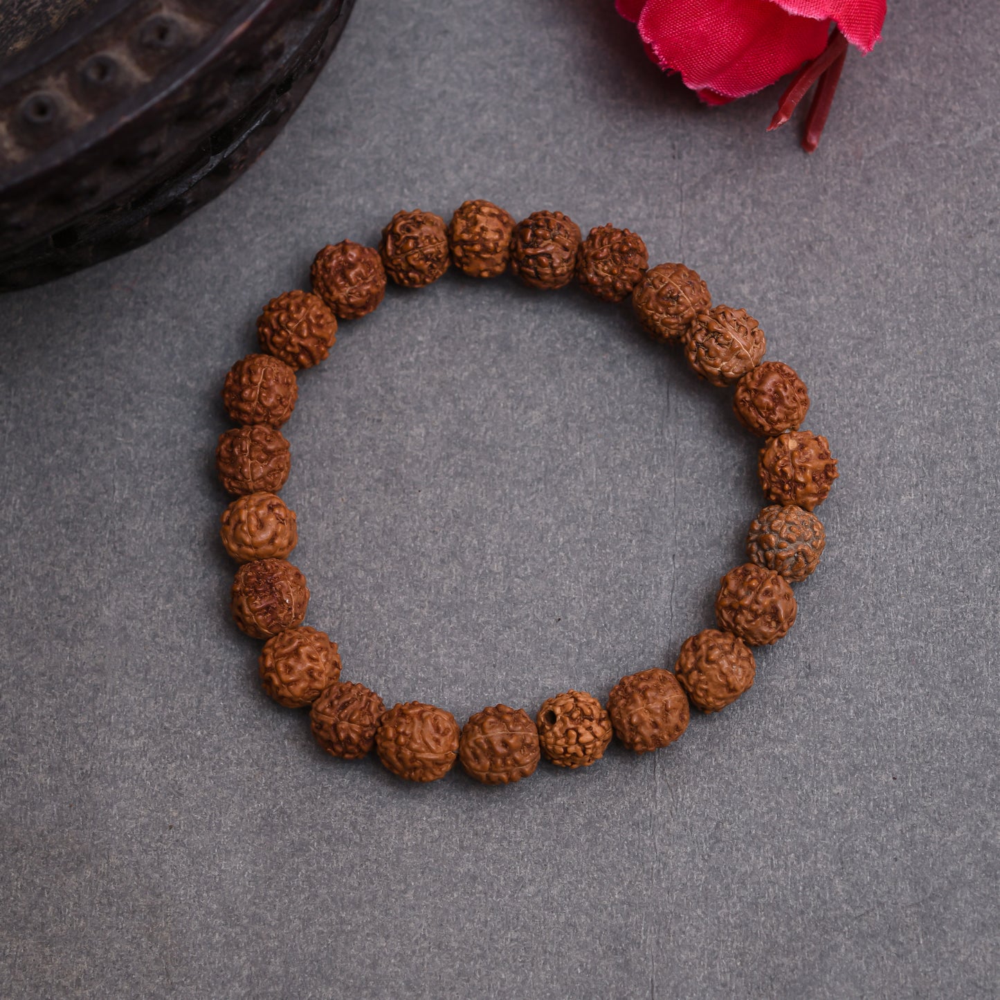 Sacred Serenity: Experience the Harmonious Energy of Rudraksha OM Bracelet